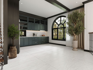 Керамогранит Buono Ceramica Stones Pietra Bianco Carving арт. S4433C (60x120) карвинг